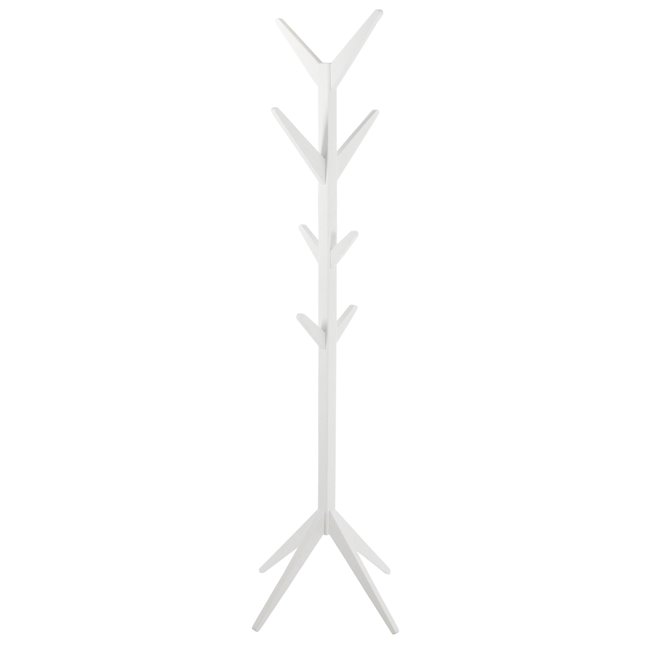 Coat hanger Arscot, white color, H178x42x42cm