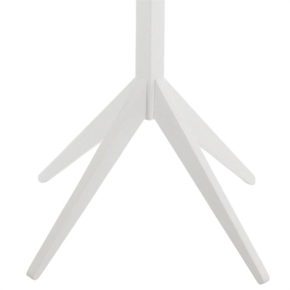 Coat hanger Arscot, white color, H178x42x42cm