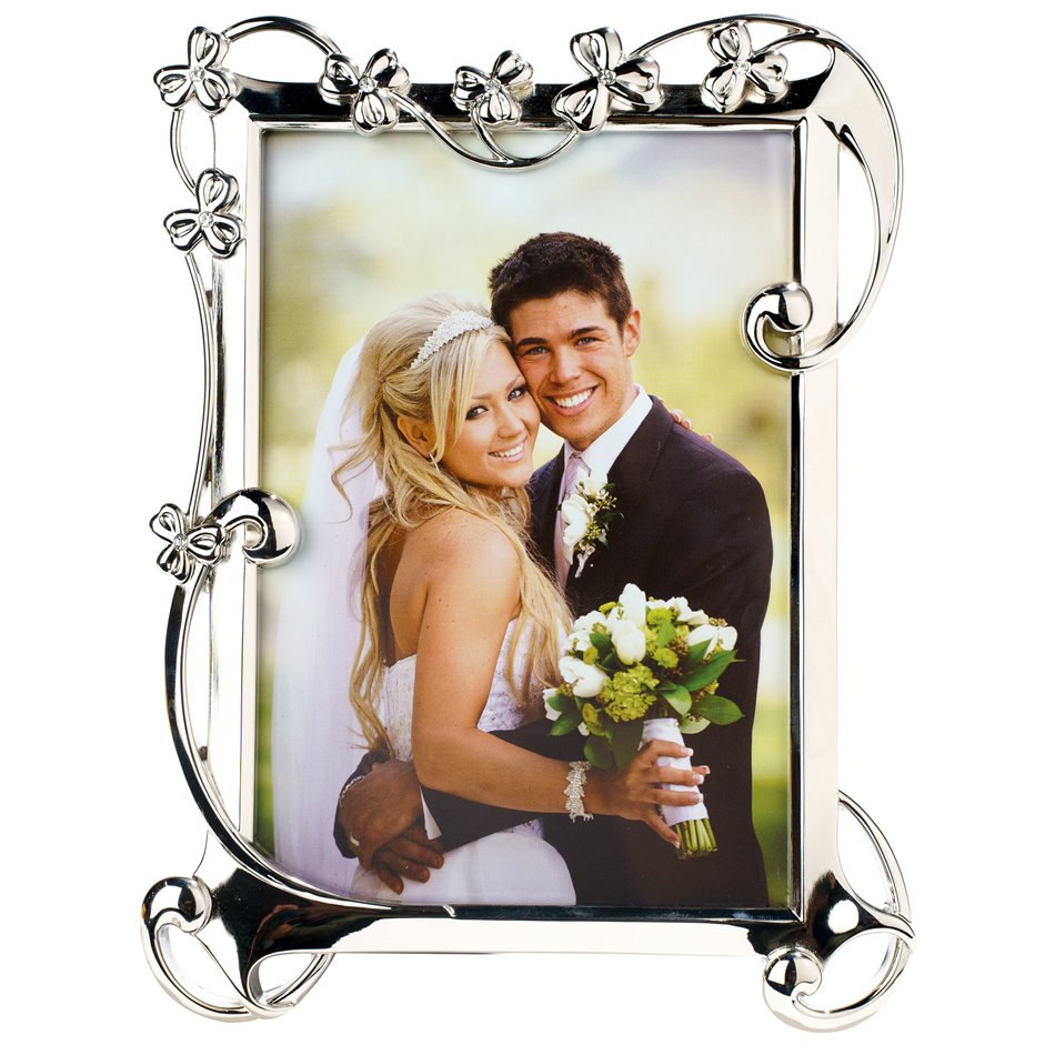 Photo frame My love II, silver color, 13x18cm