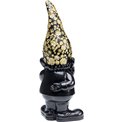 Decorative figure Gnome Standing, black/golden colors, H45.5x14.5x19