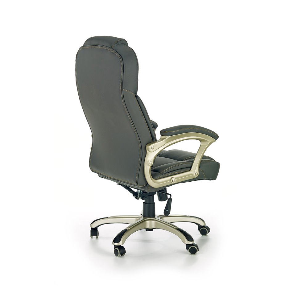 Office chair Hesmond, grey eco leather, H112-119x67x70cm