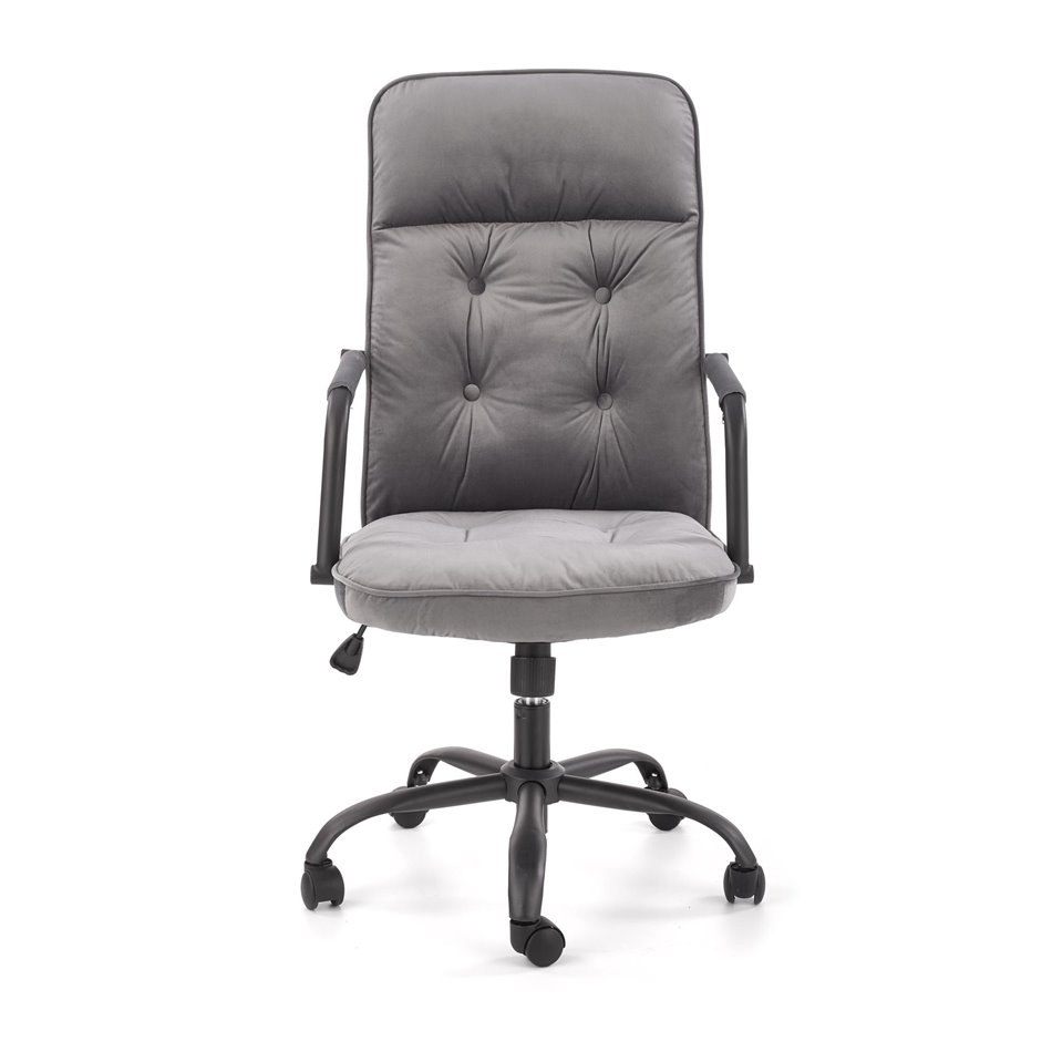 Office chair Holinn, grey, H102-110x54x57cm, seat H44-52cm