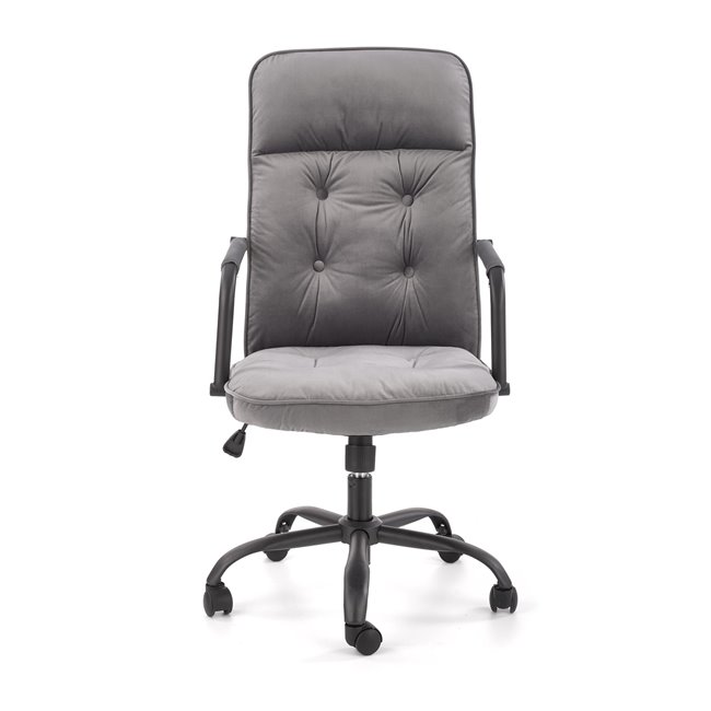 Office chair Holinn, grey, H102-110x54x57cm, seat H44-52cm