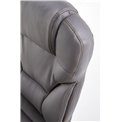 Office chair Hesmond, grey eco leather, H112-119x67x70cm