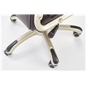 Office chair Hesmond, dark brown eco leather, H112-119x67x70cm