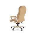 Office chair Hesmond, beige eco leather, H112-119x67x70cm