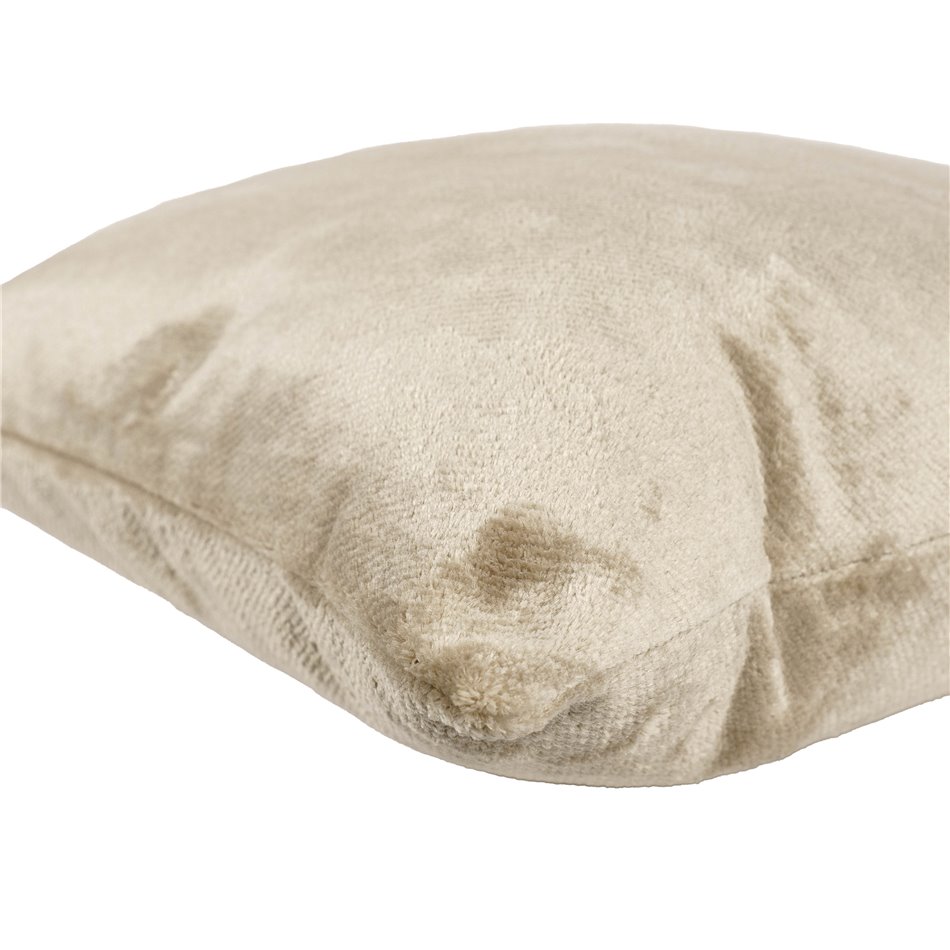 Decorative pillowcase Sorriso, beige, 45x45cm