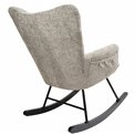 Rocking chair Arburg, grey, 67.5x94x106cm