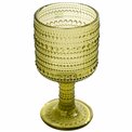 Wine glass Sater, green, 270ml, H15.5cm, D8cm 