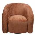 Swivel chair Vally, caramel 500, 87x89x72cm