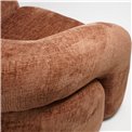 Swivel chair Vally, caramel 500, 87x89x72cm