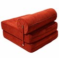 Sofa bed Valady, orange 55, 82x86x62cm