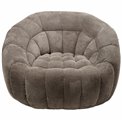 Swivel chair Valentino, grey, 115x104x80cm