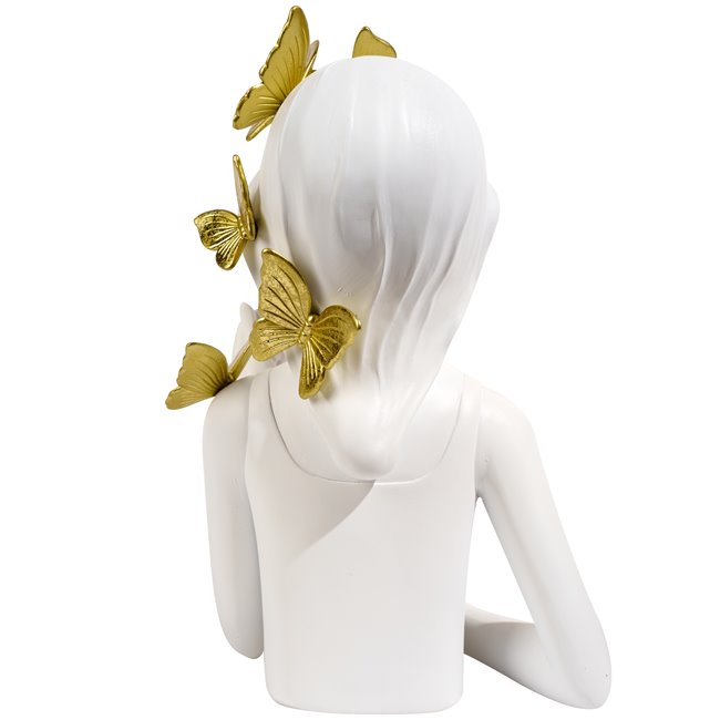 Deco figurine Butterfly Girl, 27x18.2x15.5cm