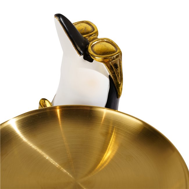 Deco figurine Penguin with plate, 59x32x23cm