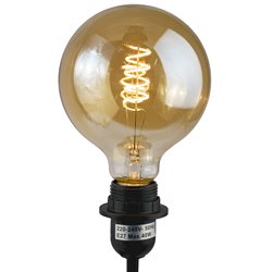 Декоративная лампа Globe G125, E27, 4Вт LED, 250 лм, Д12,5см, В17,3см