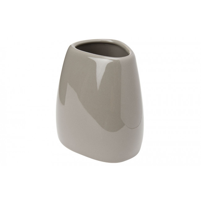 Tumbler, taupe colour, 8.5x7.5x9.5cm