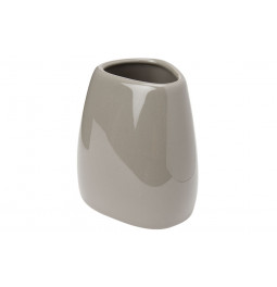 Tumbler, taupe colour, 8.5x7.5x9.5cm